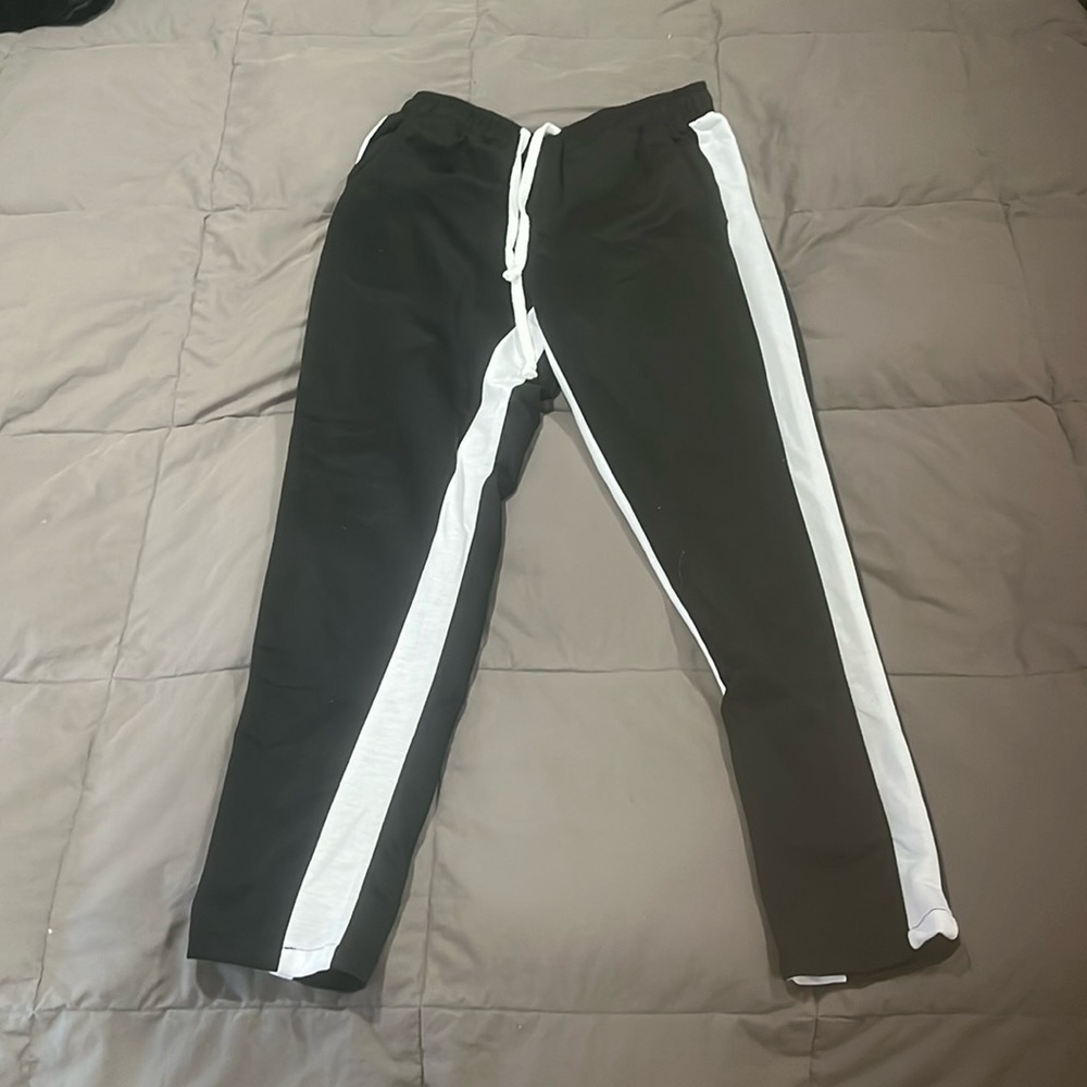 Black and white pants